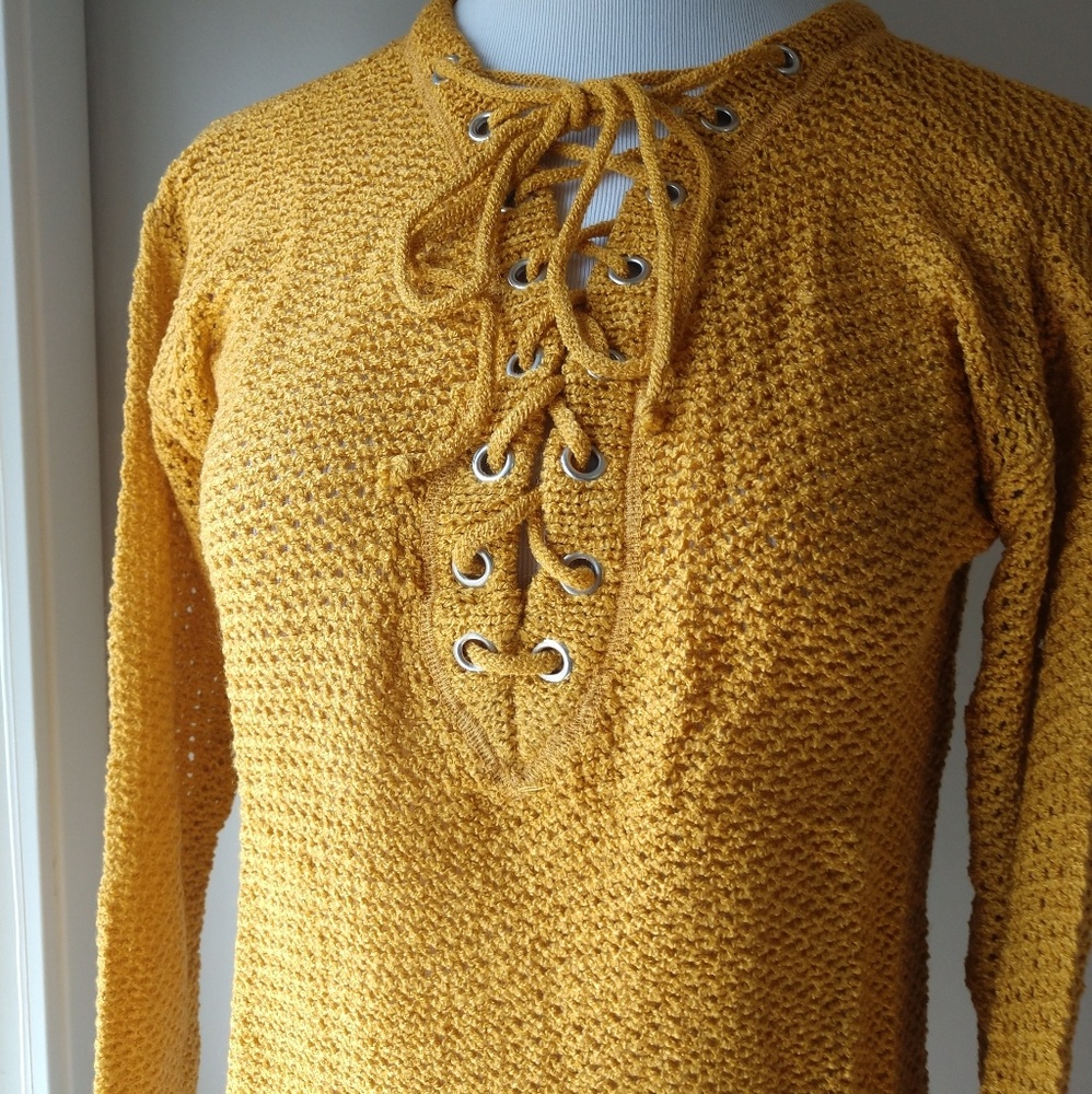 Mustard Long Sleeve Top